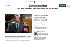 Desktop Screenshot of bostonglobe.com