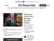 Tablet Screenshot of bostonglobe.com